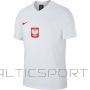 Nike Polija BRT Ftbl Top SS CD0876 100 T-krekls / M / Balta