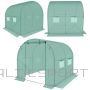 BS Теплица-туннель 200x200x200 см, конструкция из зеленой стали (-)