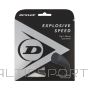 Stings for tennis DUNLOP EXPLOSIVE SPEED 1,25mm 17G 12M Black