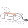 Enero TOMEK METAL SLED WITH SILVER BACKREST