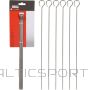 Bbq Line skewer for skewers, 6 pcs. long. 35.5CM STAINLESS STEEL