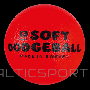 Mīksta putu bumba  ar pārklājumu 15cmSoft Dodgeball 