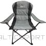Enero Camp LUX FOLDING CHAIR 60X60X105CM GREY-BLACK