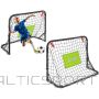 ENERO futbola vārtu komplekts 2 gab. ar bumbu un sūkni 60x45x24 cm