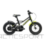 Bērnu velosipēds S´COOL faXe, 12'' melns-dzeltens