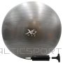 Xqmax GYMNASTIC FITNESS BALL WITH PUMP 55CM, BLACK