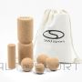 BS Cork massage set 5 pcs. SMJ sport YG026 HS-TNK-000015796 (N/A)