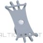 DUNLOP SILICONE BIKE PHONE HOLDER 360 ROTATING GRAY (-)