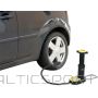 Dunlop FOOT BIKE PUMP WITH PRESSURE GAUGE