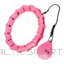 Masāžas riņķi hula hoop /One Fitness OHA02 HULA APINIS ROZĀ AR SVARU