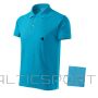 Polo shirt Malfini Cotton M MLI-21244 turquoise (L)
