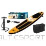 Xqmax SET - SUP BOARD 90KG INFLATABLE SURF 245x57x10CM ORANGE (-)