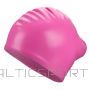 Swimming cap silicone BECO 7530 4 pink long hair