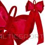 Koopman DECORATIVE VELVET BOW 49CM RED