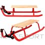 Enero METAL SLEDGE FOR SLEEPING 2 PERSONS REINFORCED RED