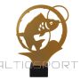 Tryumf Statuetka wędkarstwo ML-FIS3 / 21 cm / złoty