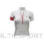 Odlo Футболка Воротник-стойка S / S 1/2 Zip Gavia W 410891-10000 (XL)