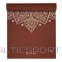 Gaiam Intense Rust Sundial Flower Yoga Mat 5mm 65733 (N/A)