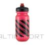 Drinking bottle GIANT DOUBLESPRING 600cc TRANSPARENT RED/BLACK