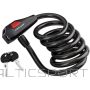 Dunlop SPIRAL BIKE LOCK WITH KEY 1.2x150CM