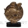 Tryumf Statuetka RFST3050 wędkarstwo / 28 cm / złoty