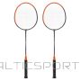 Nils NRZ005 TĒRAUDA / BADMINTONA KOMPLEKTS 2 RAKETES + VĀKS