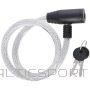 Dunlop SPIRAL BIKE LOCK WITH KEY 1.2x65CM - TRANSPARENT