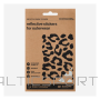 Helkurkleepsud kangast BOOKMAN Reflective Fabric Stickers, Leopard Silver
