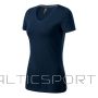 Malfini Action V-neck T-shirt W MLI-70102 navy blue (M)