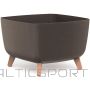 BS Цветочный горшок Gracia Square Eco Wood 39x39 см, кофейный (-)