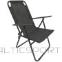 Enero Camp CAMPING CHAIR WITH ARMRESTS 61x66x65-108CM FOLDING DARK GREY