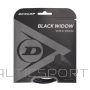 Strings for tennis racket DUNLOP BLACK WIDOW 17g/1.26mm 12m