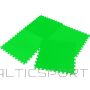 EVA Puzzle Mat 60x60 cm, 4 pcs, 12 mm, Green, Enero