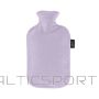 Fashy Hot Water Bottle 2L with Fleece Cover