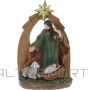 Christmas Decoration CHRISTMAS NITCH, STABLE, HOLY FAMILY, 13CM JÓZEF