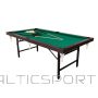 B-sport Krievu Biljarda galds Folden 7' pēdu(230x130cm) zaļš