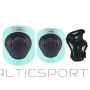 Protectors set Nils Extreme black and mint H210 size L (-)