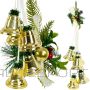 Koopman DECORATIVE CENTER CENTER BELLS LENGTH 71 CM CHAMPAGNE