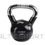HMS KTC 12 KG KETTLEBELL AR HROMĒTU IZVIRZĒTU ROKAS SATURU (melns)