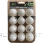 Xqmax TABLE TENNIS BALLS 3 STARS 12PCS WHITE