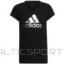 Adidas Dance Metallic Print Tee Jr HD4407 (140 cm)