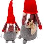 Saska Christmas DECORATIVE SANTA 50 CM GIRL WITH SACK AND Rowan