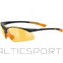 Uvex Sportstyle 223 glasses black and orange (N/A)