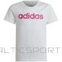 adidas Essentials Linear Logo Cotton Slim Fit Tee Jr IC3150 (152cm)
