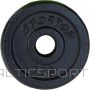 Enero Fit BLACK CAST IRON WEIGHT 1 KG diameter 26.5