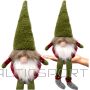 Saska Garden DECORATIVE SANTA 60CM GREEN