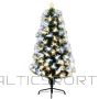 Christmas Decoration DECORATIVE FIBER OPTIC CHRISTMAS TREE WARM COOL WHITE 120CM