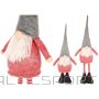 Saska Garden DECORATIVE gnome gnome on TELESCOPIC LEGS 64-79CM RED