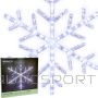 Christmas Decoration SNOWFLAKE HANGING LIGHT DECORATION 40LED WHITE