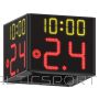 Uzbrukuma laika tablo basketbolam , 24 sekunžu tablo - 4 displeji